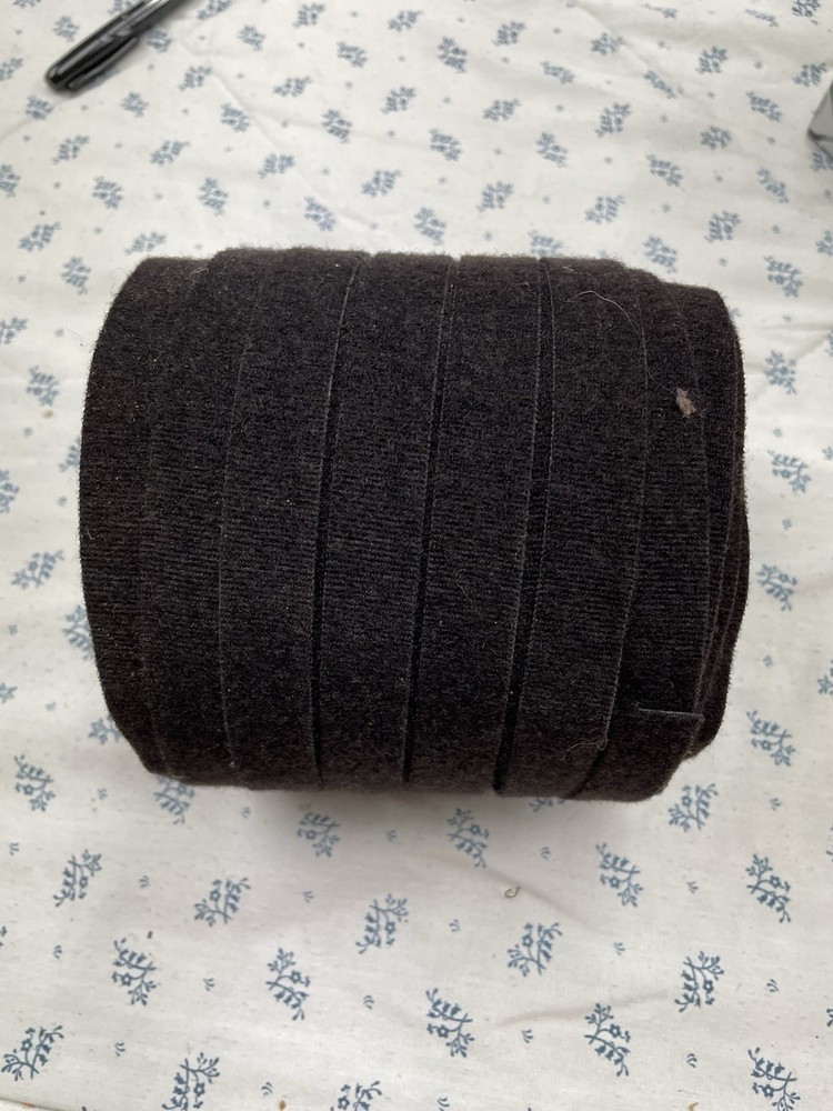 Velcro 3/4” Black HOOK & LOOP SEW-ON-TYPE BULK ROLL 25yards Maybe More
