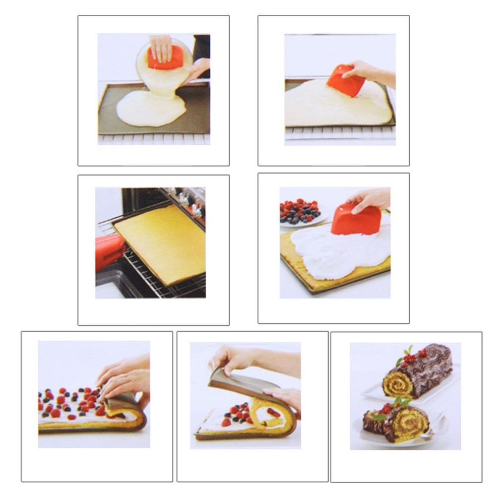 Baking Tray Mat Cake Dessert Bakeware Non-stick Silicone Protective Pad