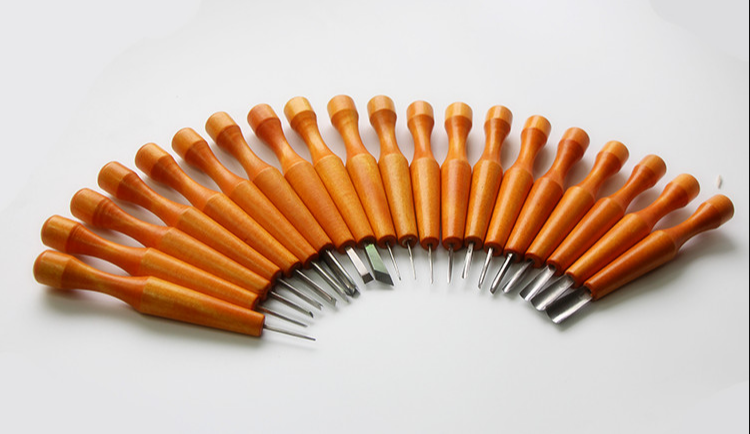 20pcs basic wood engraving carving tool set for printmaking