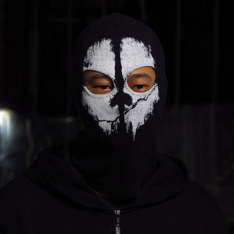 COD 19 : MW2 Ghost Logan's Skull Mask Balaclava Cosplay