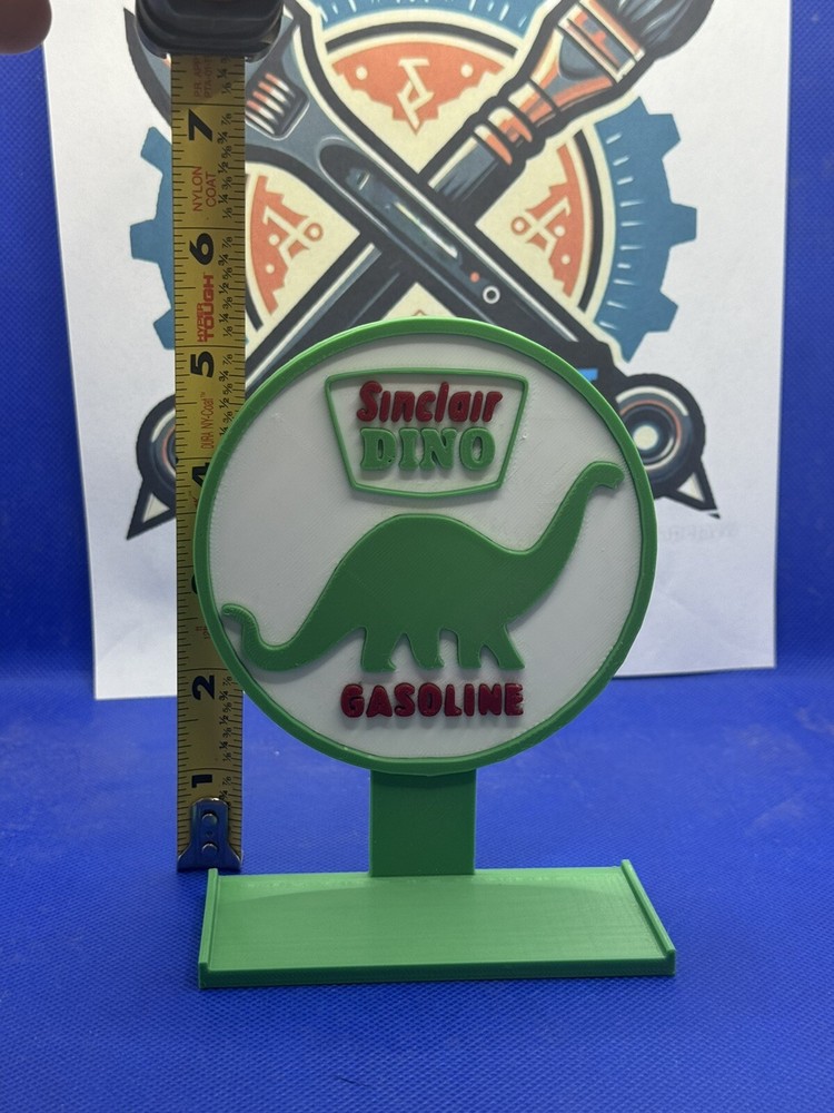 custom Sinclair gas stand