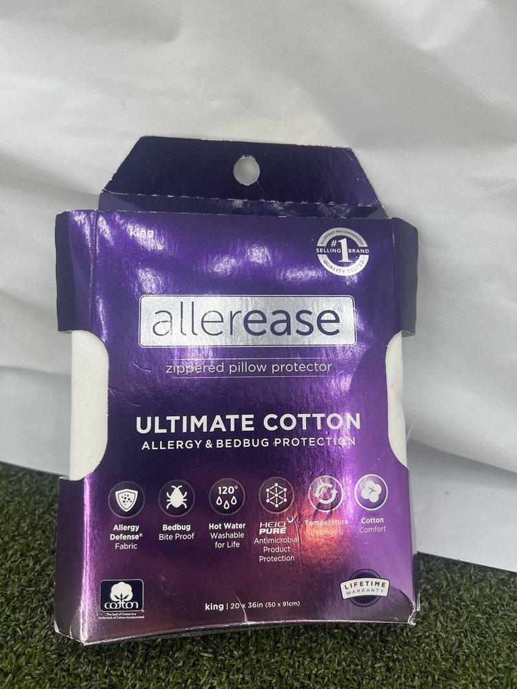 King Size AllerEase Ultimate Comfort Pillow Protector - New