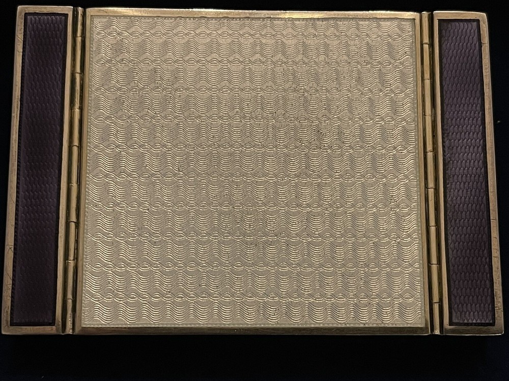 Stunning Blue Enamel 84 Marked Silver Cigarette Case Probably Russian 19th/20th