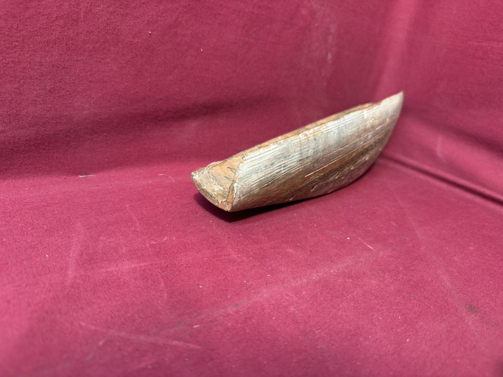 Vintage Carved Stone canoe
