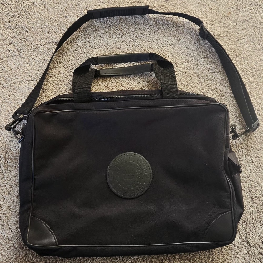 UAW CAP Community Action Program Black Duffel Bag Carrying Case