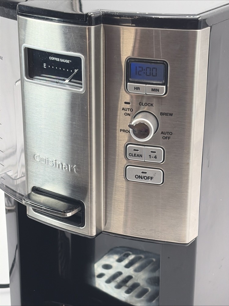 Cuisinart DCC-3000 12-Cup Programmable On Demand Ground Coffee Maker Works!