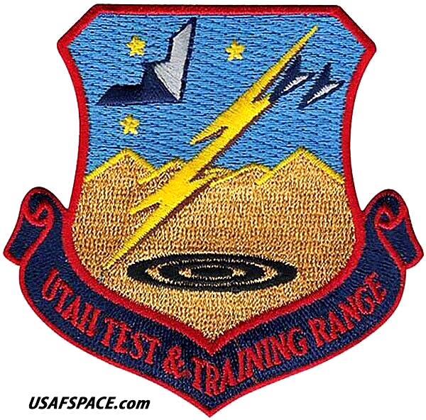 UTAH TEST & TRANING RANGE - UTTR - DOD USAF -HILL AFB, UT-ORIGINAL VEL PATCH