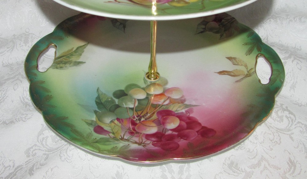 Custom Three Tier Cake Stand Made With Antique Plates Tea Party