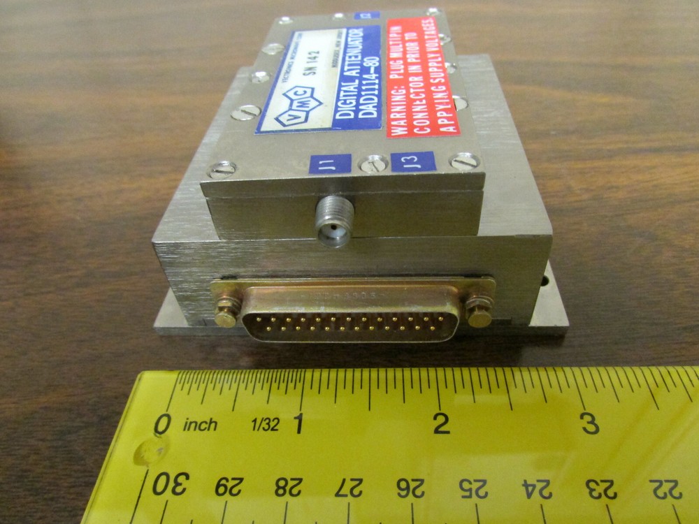 VMC/Avantek Attenuator DAD1114-80 80dB Digital Control RF Microwave