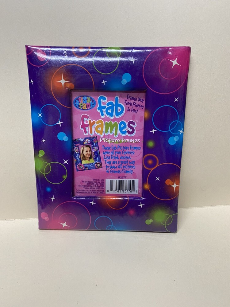 Vintage Lisa Frank Fab Frames Picture Frame