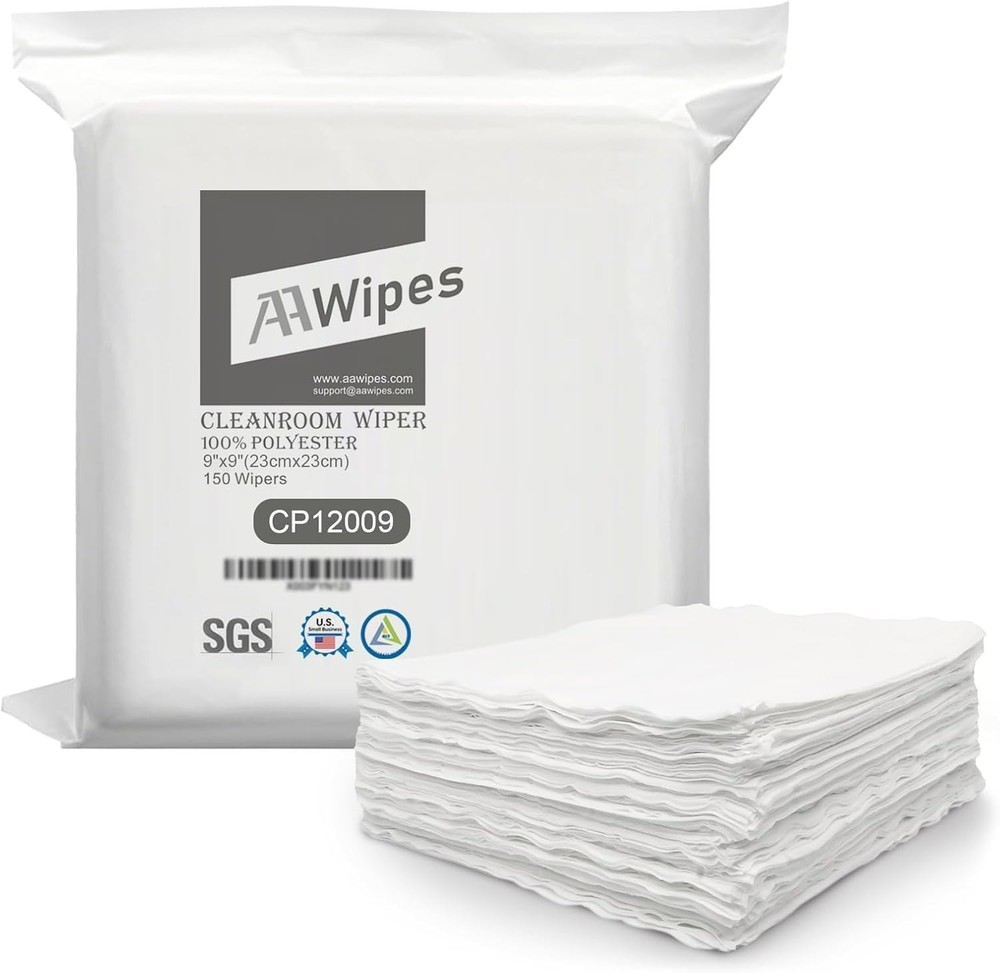AAwipes Double Knit 100% Polyester Wipers Light Weight Version choose size 150Pc