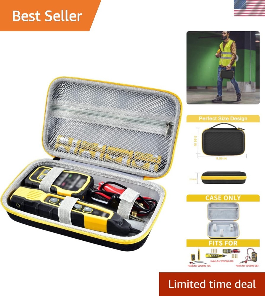 Electricians' Essential Tool Case for Klein Wire Tracer - Compartment Organizer