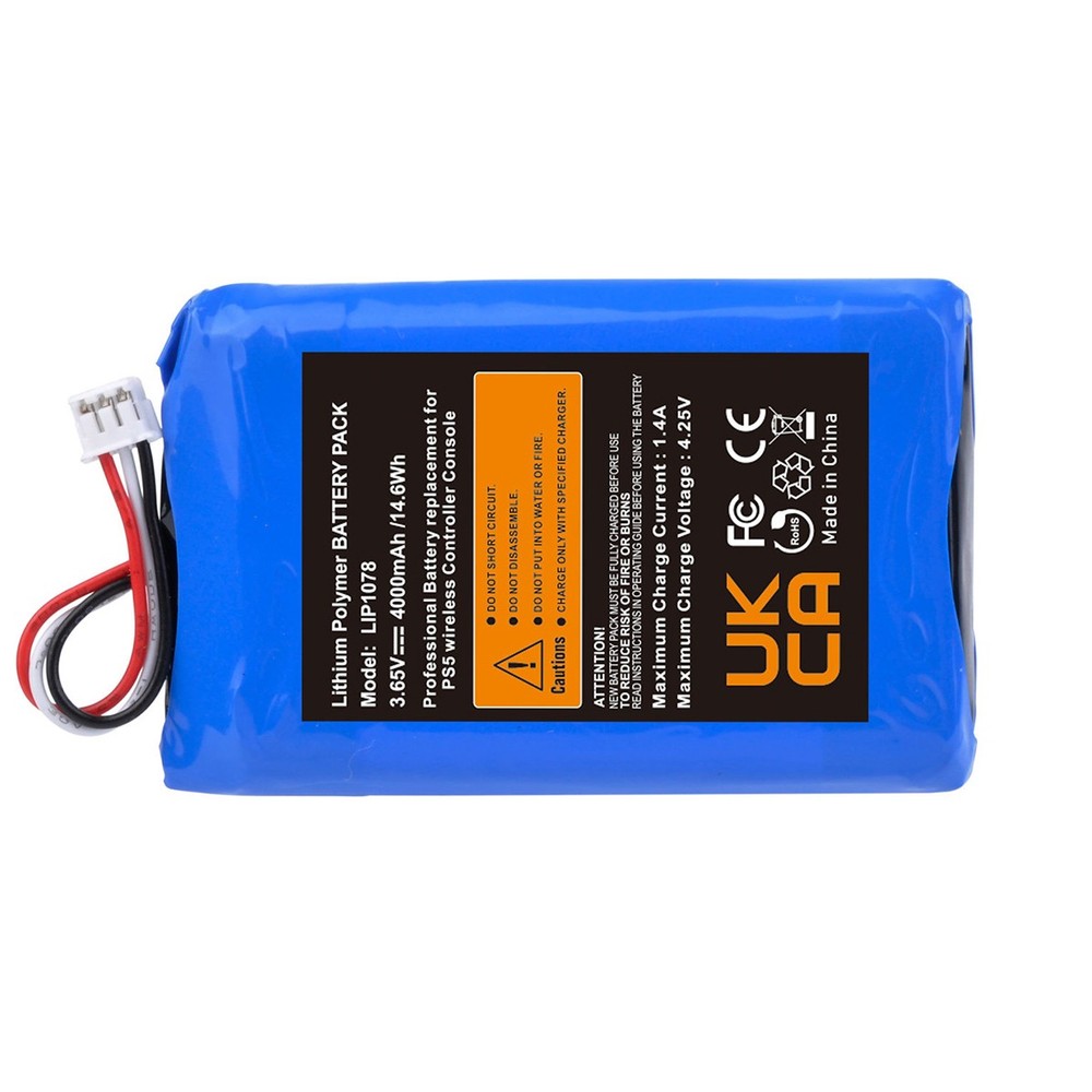 4000mAh Battery Replacement for Sony Playstation 5 Dualsense Controller w/ Tools
