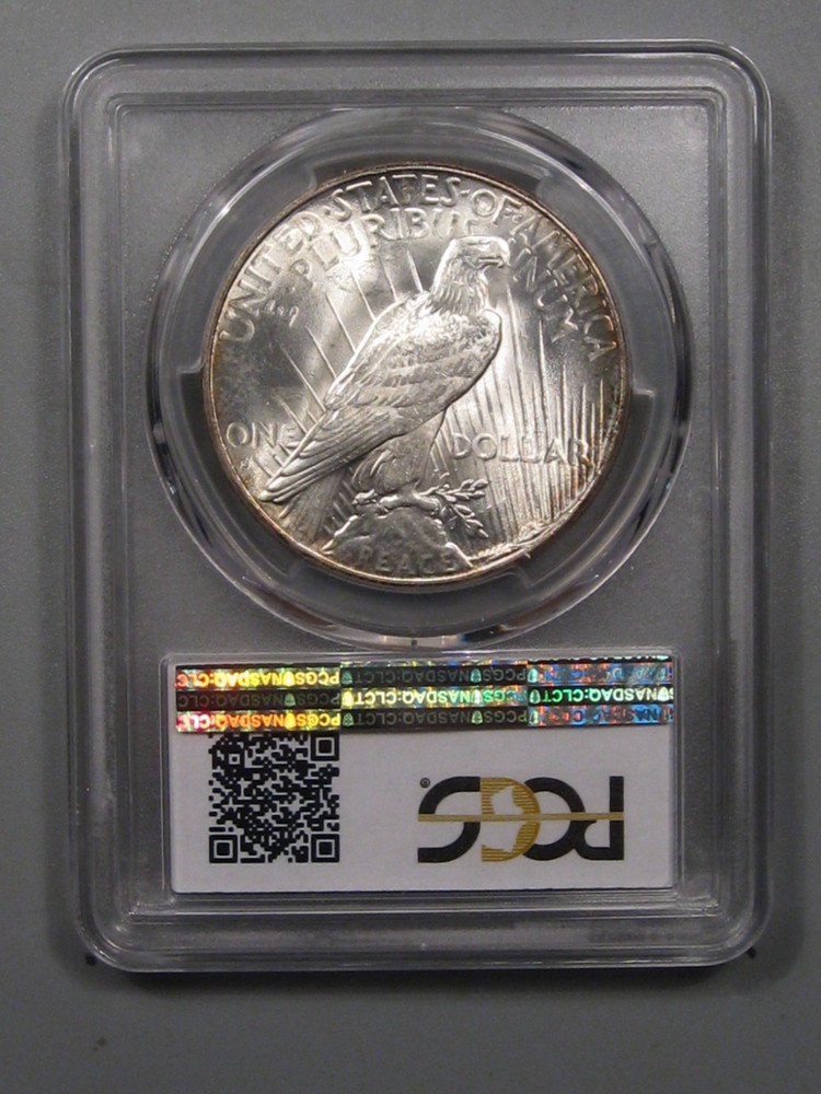BU 1926-s Silver PEACE Dollar. PCGS MS64+ (rare plus Grade)