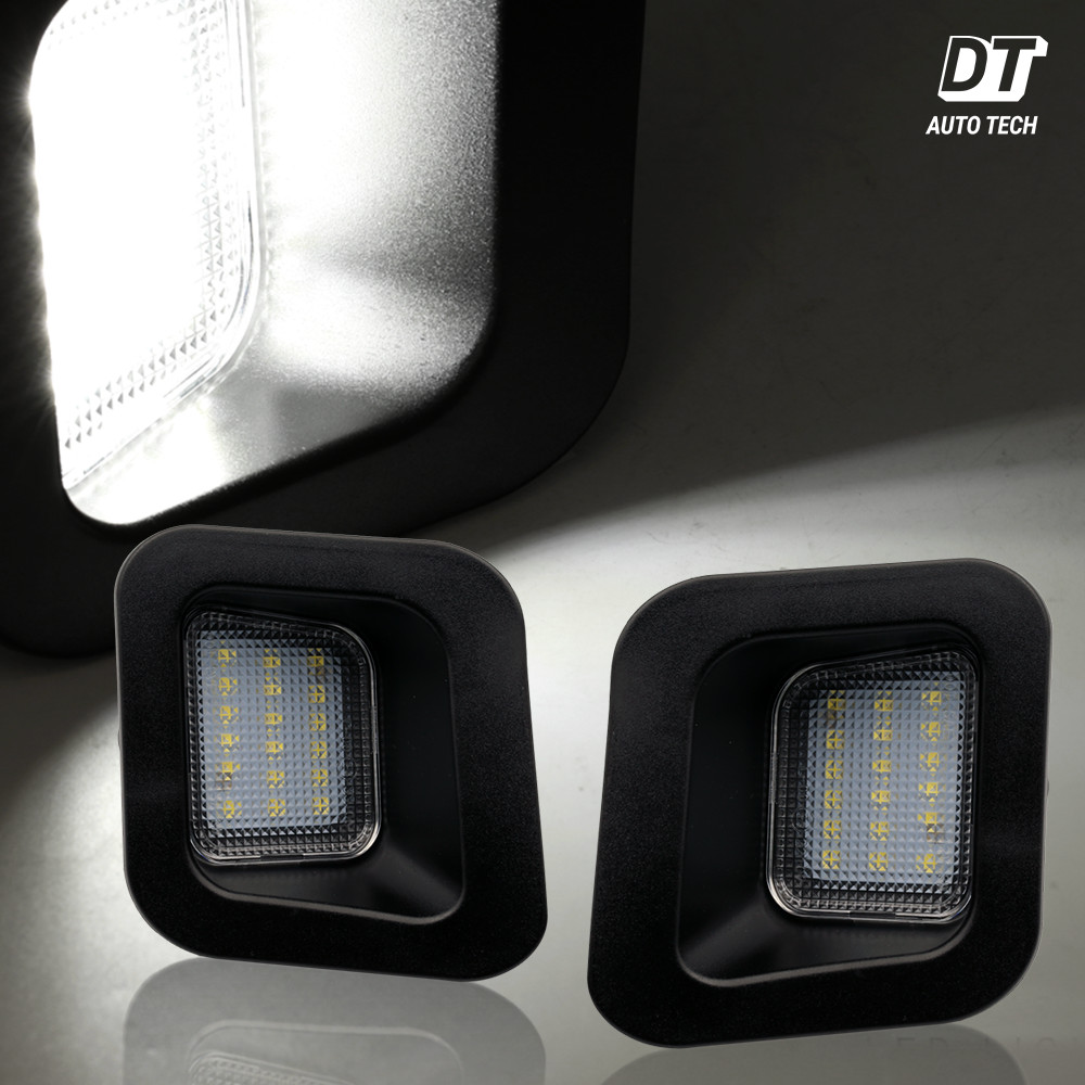 For 2003-2018 Ram 1500 Bright White LED Tag License Plate Light Bulbs Assembly