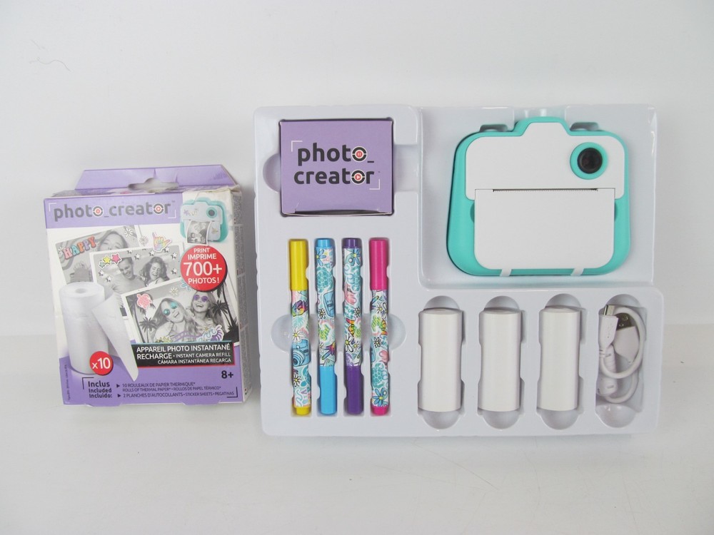 Studio Photo Creator Instant Kids Digital Camera With Extra Paper Rolls Refills