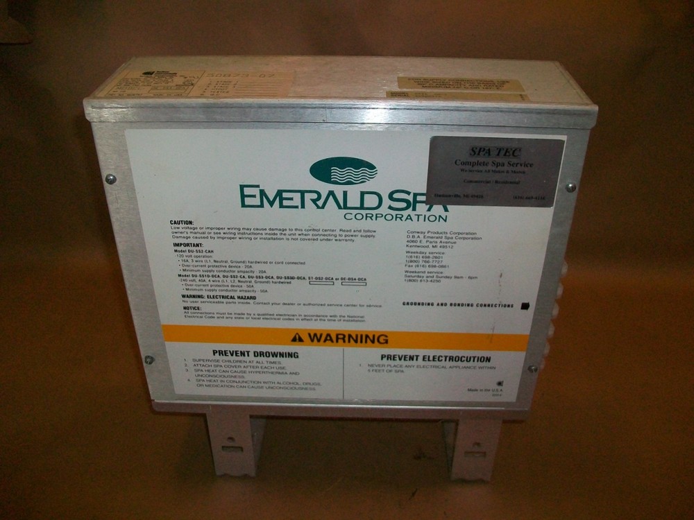 Emerald Spa 699E DS-2 / BALBOA INSTRUMENTS DE-DS4-DCA CONTROLLER