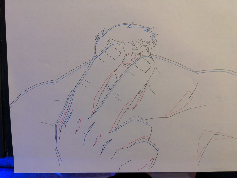 Hulk animation cels Production Art MCU Comics AVENGERS ASSEMBLE MARVEL AA3