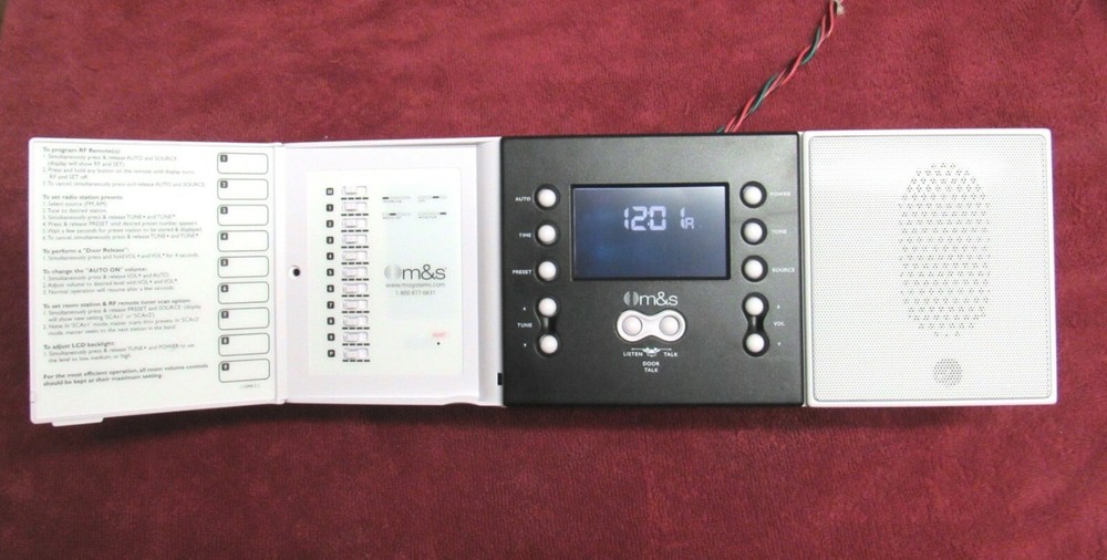 DMC3-4 White Intercom Master M&S Music & Sound