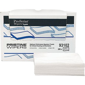 PRISTINE Critical Cleaning Wipes - White MDI-93102