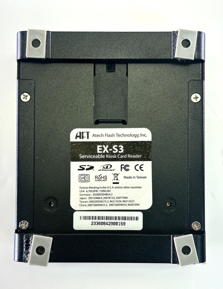 Atech AFT EX-S3 Serviceable Kiosk Card Reader USB 3.0