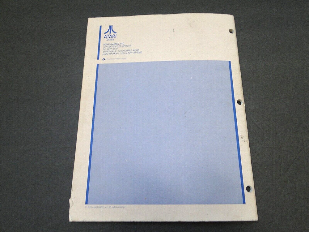 Vintage 1984 Atari System I Operators Manual