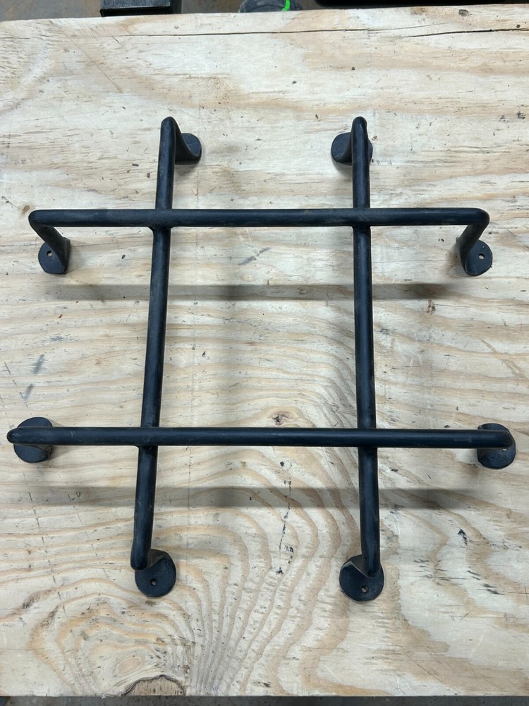 Rustic solid oak Double Door speakeasy jamb/trim/threshold wrought iron strong