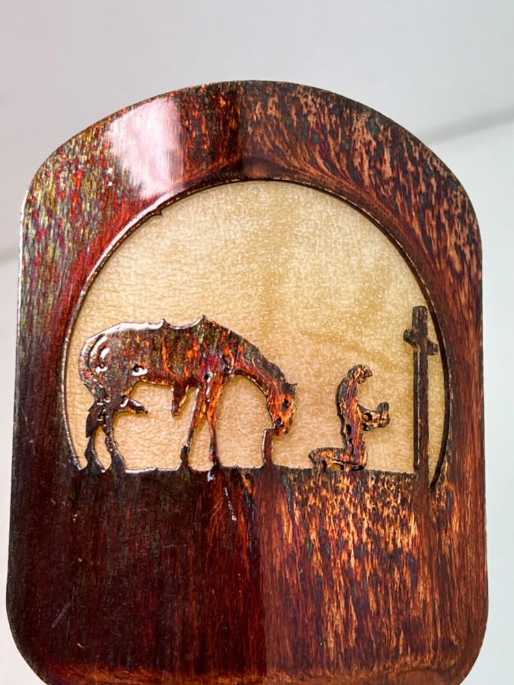 Vintage Cowboy Prayer Night Light