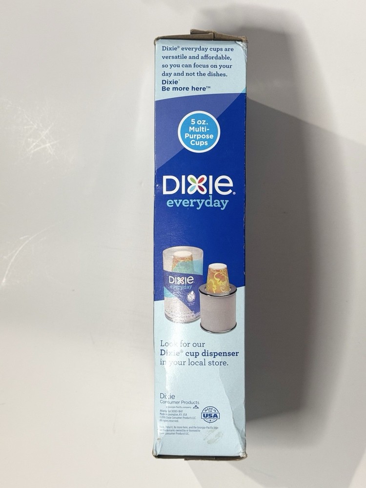 Dixie Everyday 5 oz Cups Bath 100 Ct Disposable 4 Owl Designs Multipurpose