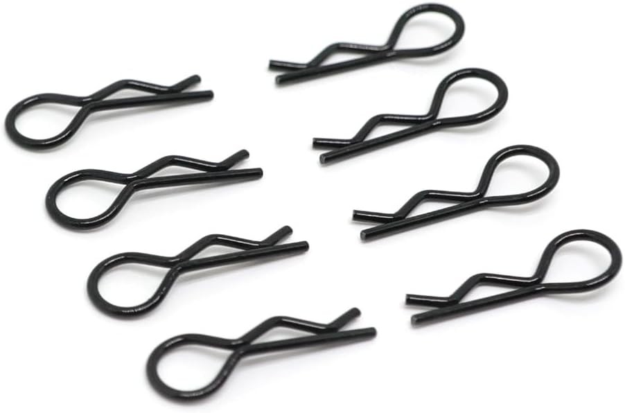 8-Pack 68mm RC Car Body Shell Post Plastic Holder Mounts with Clips...