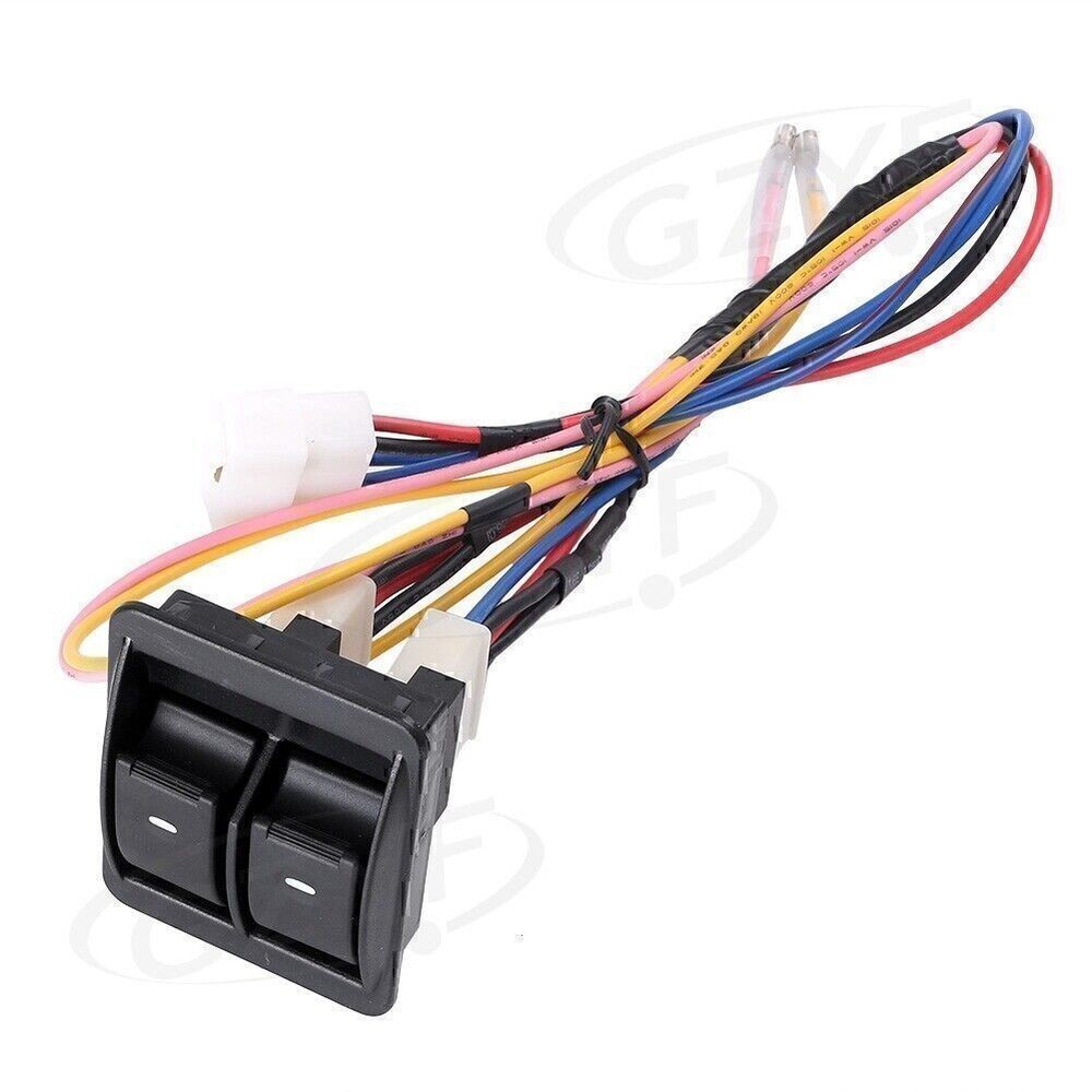 Car Power Electric Window Master Control Switch With Wire Harness Universal