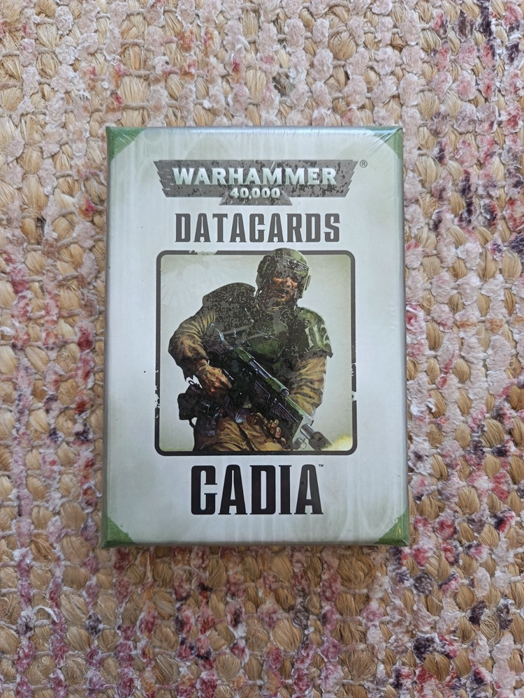 Warhammer 40K  Cadia Datacards Pack Sealed 2015