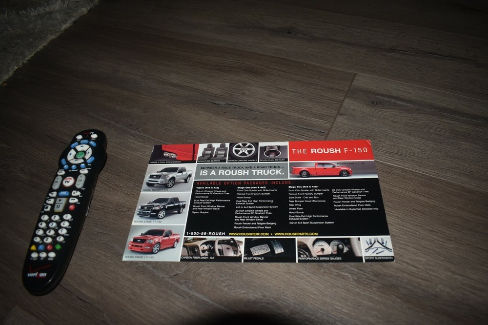 Roush Performance Ford F-150 single sheet brochure