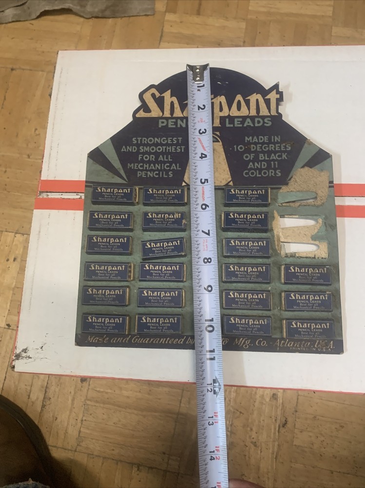 Vintage Scripto Sharpont Pencil Leads - With advertisement RARE FIND