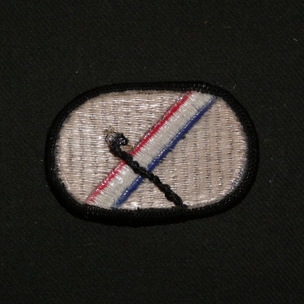 Original 1990s US Army 3rd Special Operations Support Command Oval Wing Backing
