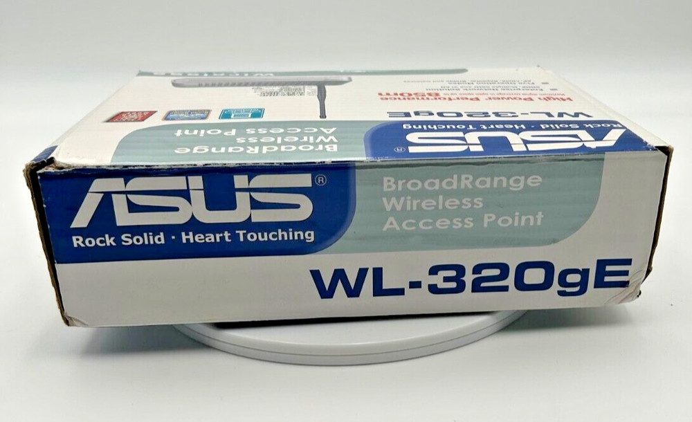 ASUS WL-320gE BroadRange Wireless Access Point Bridge Repeater Gateway