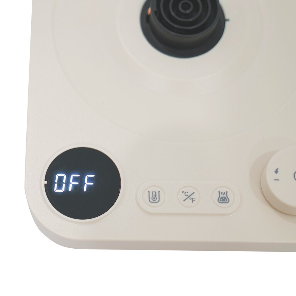 Tabletop Electric Gooseneck Kettle, 1200W with Adjustable Temp & Memory Function