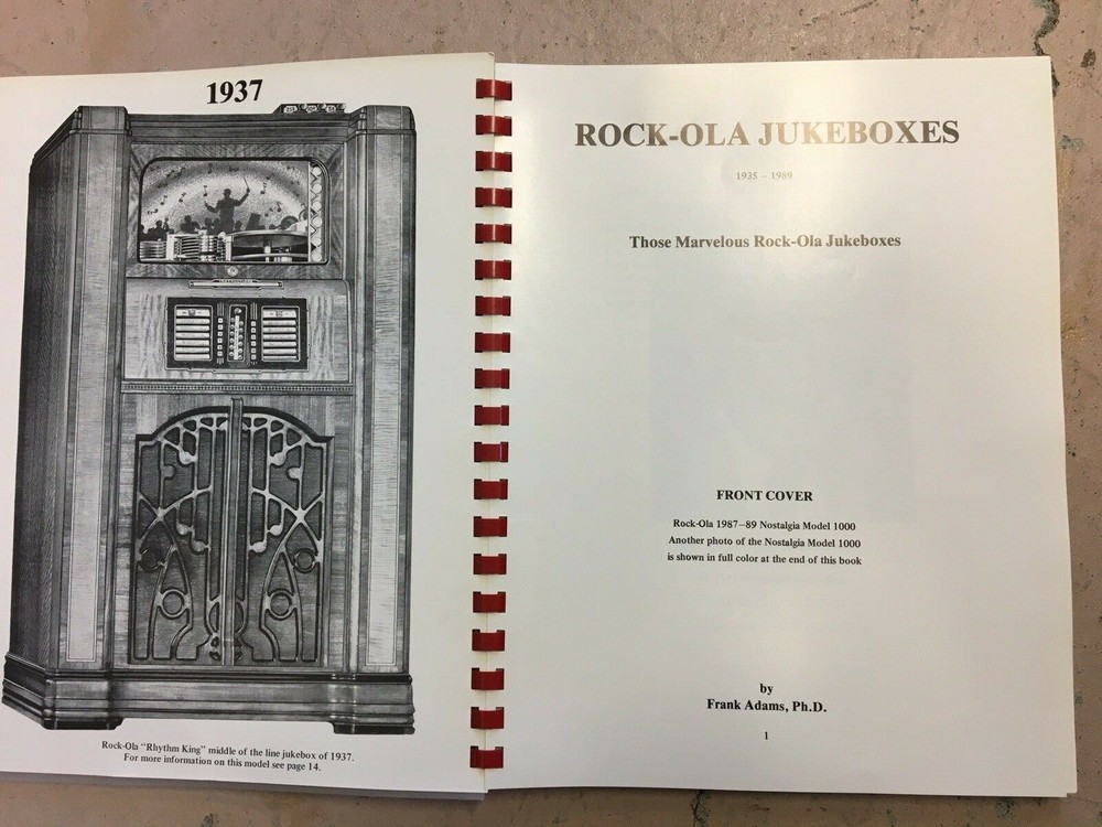 Those Marvelous Rock-Ola Jukeboxes Spiral Bound Book