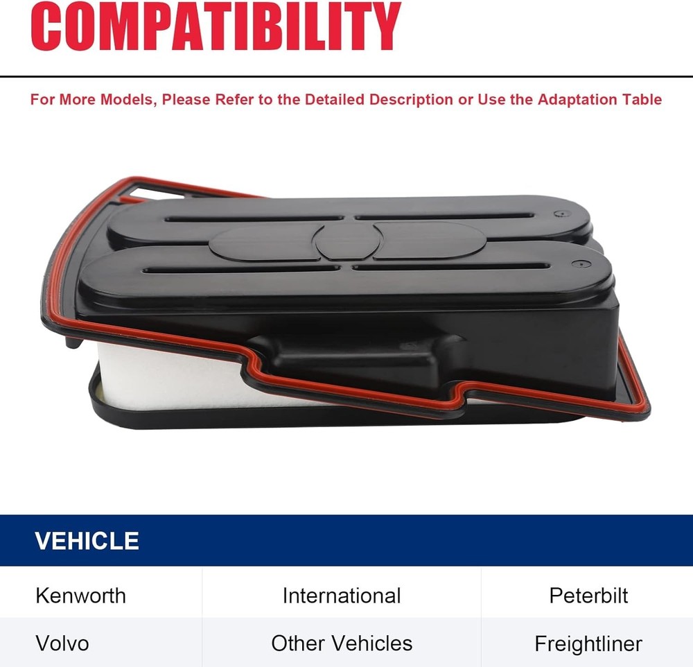 Crankcase Ventilation Filter Engine Breather Element Compatible with Cummins
