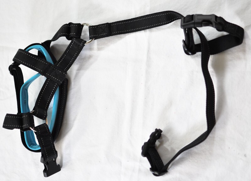 dog muzzle for barking, biting & chewing adj. loop soft padding XL 13-17" snout