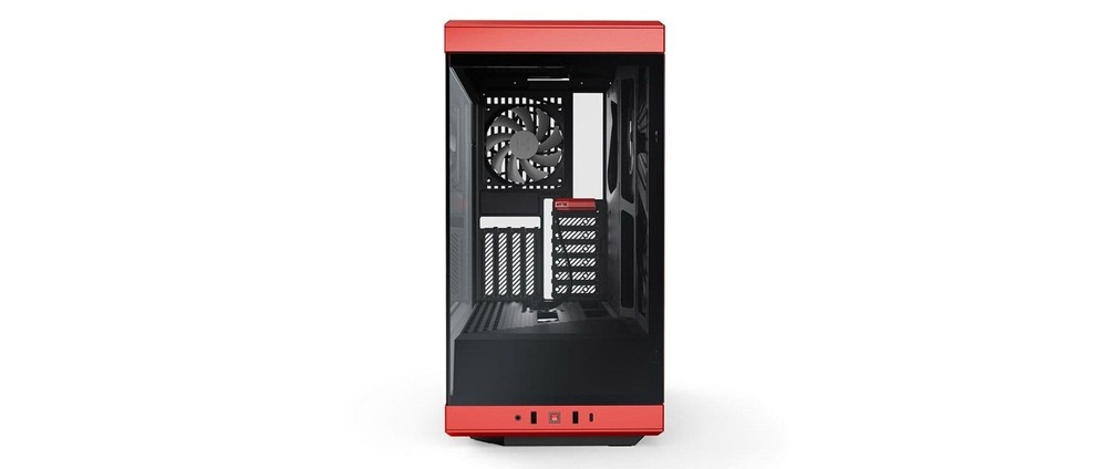 Refurbished! HYTE Y40 CASE - Black/Red