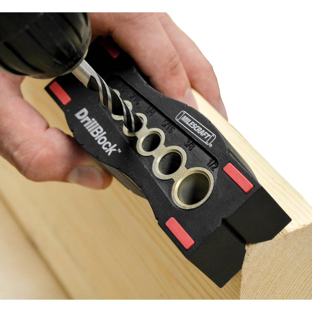 Handheld Drill Guide DrillBlock Alignment Tool Milescraft