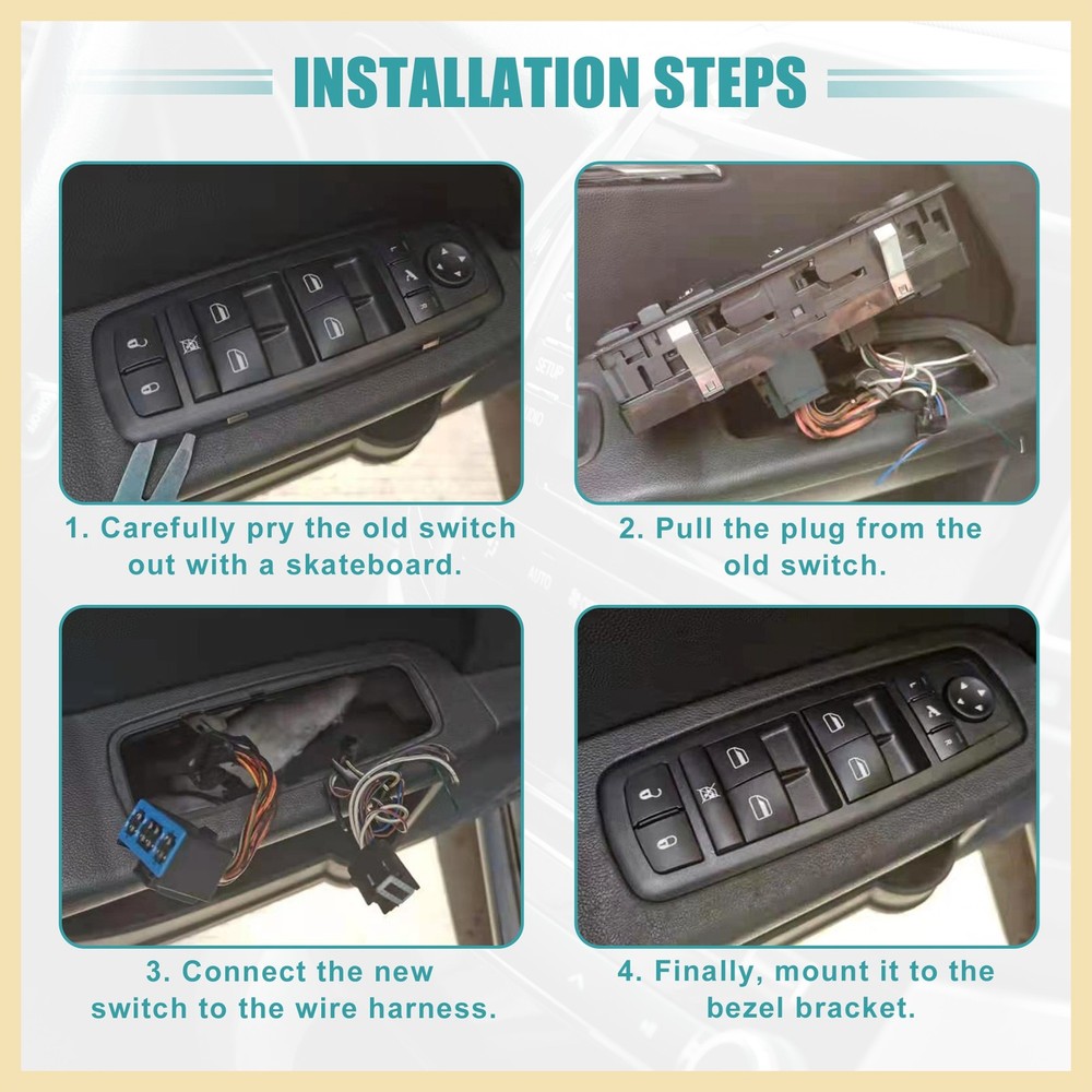 Power Window Switch Window Control Switch for Can-Am Defender HD8 DH10