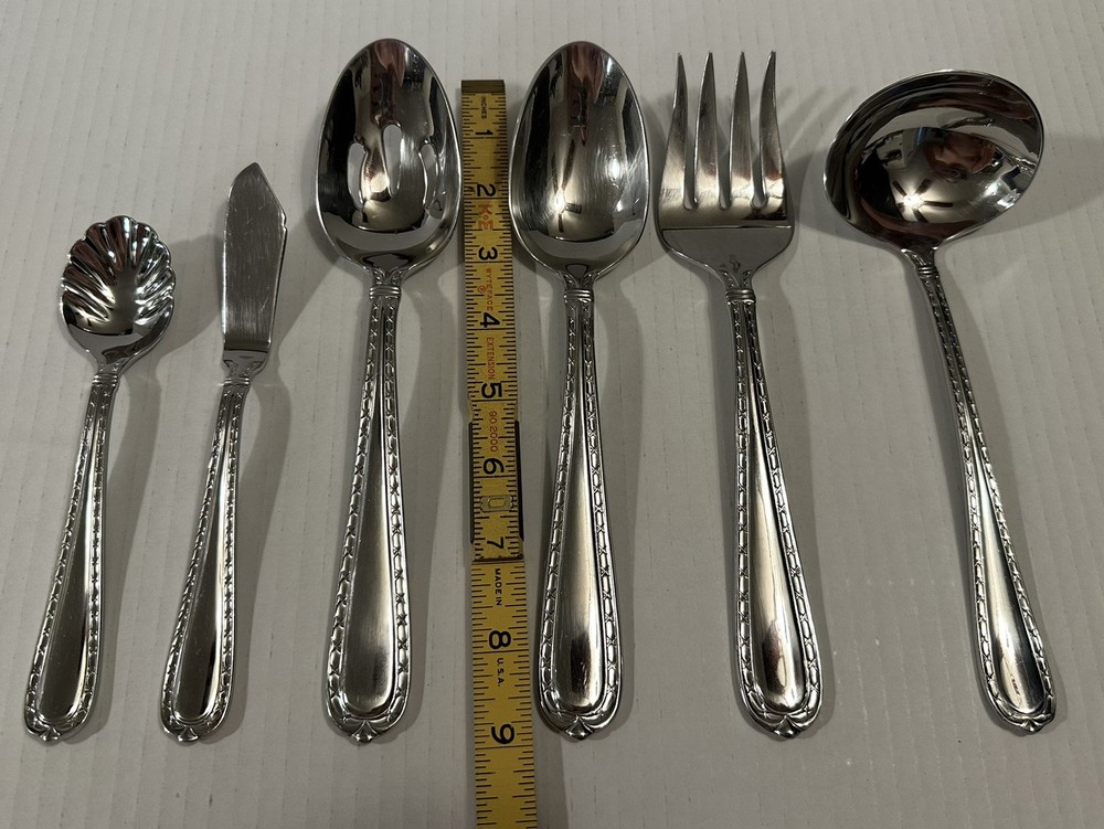 Hampton Silversmiths  18/10 Nobility Stainless 6 Piece Serving Set