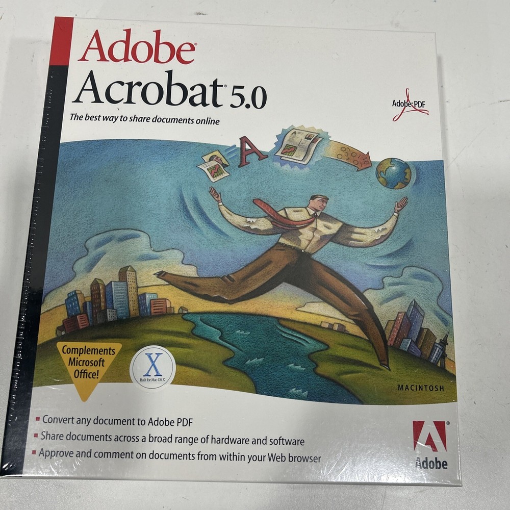 New-Sealed Adobe Acrobat 5.0