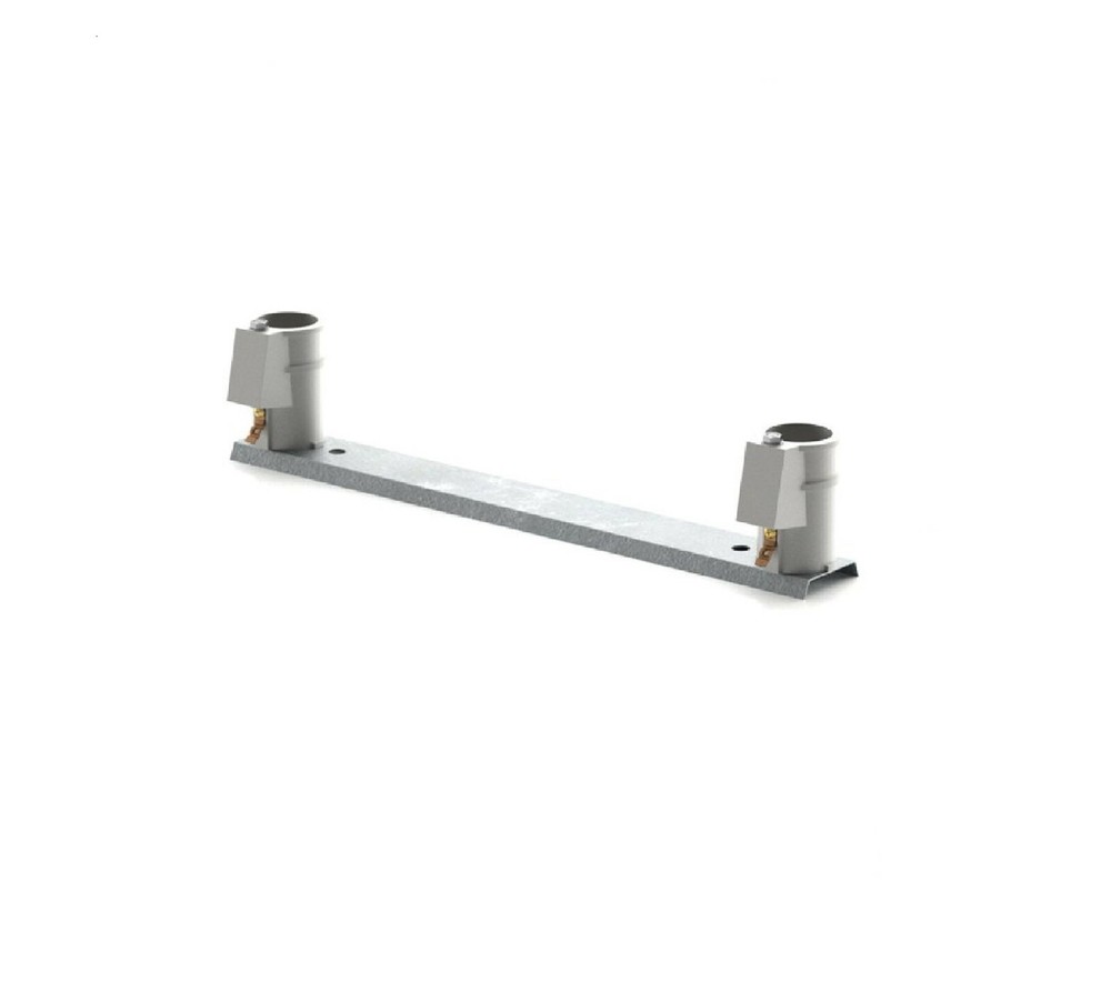 4-Inch Pool Deck Step or Ladder Replacement Anchor Channel Set PC-4020-P