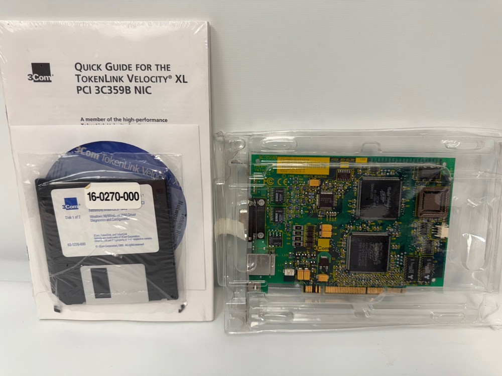 3COM 3C359B TOKEN RING PCI NETWORK INTERFACE CARD TOKENLINK VELOCITY XL