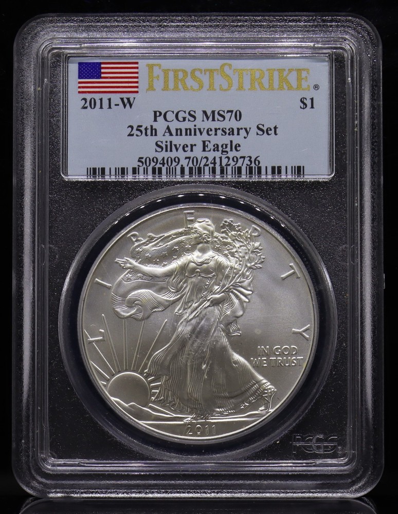 2011-W American Eagle 25TH Anniversary Set PCGS MS70