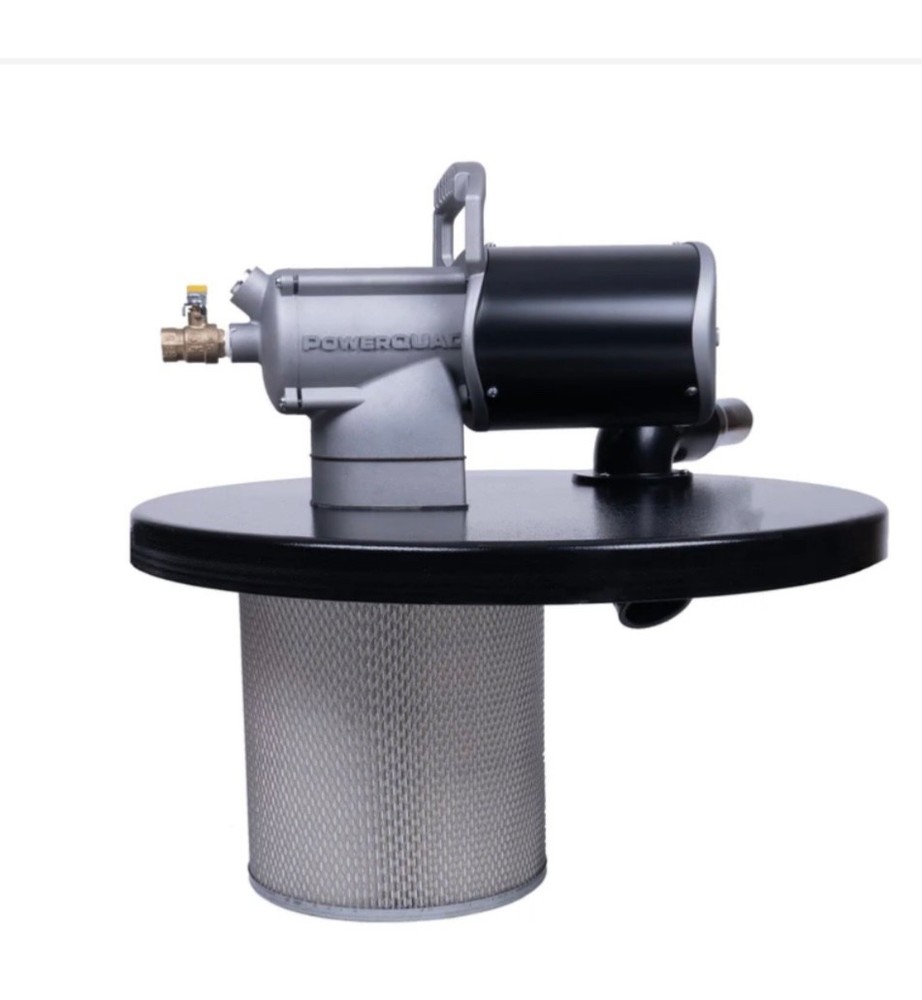 PowerQUAD™ 55 Gallon Vacuum Generating Head w/ 2" Inlet