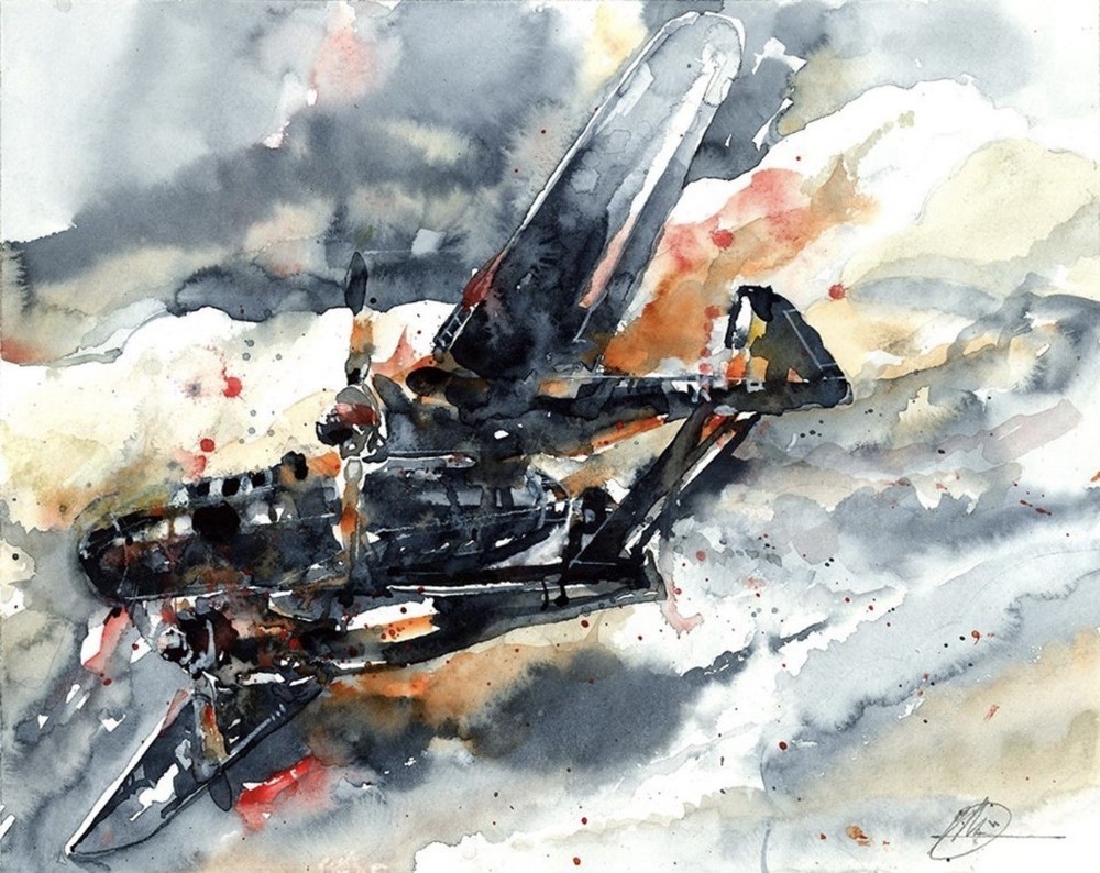 WWII LEATHER JACKET PATCH (418th Night Fighter Sqdn. "KINGBEE") Multi-layer. NEW